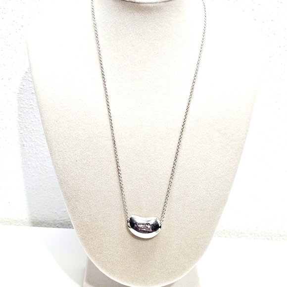 Tiffany & Co Elsa Peretti Bean Design Pendant Sterling Silver 925 - Picture 3 of 7